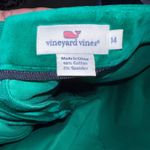 Vineyard Vines NWOT  Velvet Pants Emerald Green Stretch Career‎ Party Size 14 Photo 3