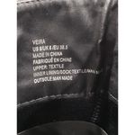 Veira Knee High Boots Womens 8 Black Solid Suede Round Toe Block Heel Side Zip Photo 2