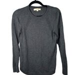 Loft Silk Blend Charcoal Grey Lightweight Sweater Blouse Women's Size Small Photo 0