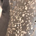 Bagatelle Black Leather Laser Cutout Tank Top XS Photo 10