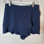Altar'd State Altar’d State Ruffle Hem Wrap Skort Navy Size Medium Photo 0