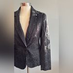 Dana Buchman  Black Textured Blazer Photo 3