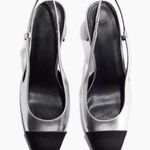H&M SLINGBACK FLATS black and silver Photo 0
