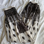 Kathmandu Imports Black and White Hippie Yoga Pants Photo 0