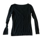 Mossimo Long Sleeve V Neck Tee Black Size M Photo 5