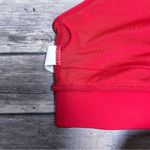 Zyia Active Red Sheer Mesh Paneling Back Zip Up One More Rep Sports Bra Medium Photo 9