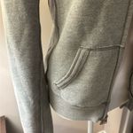 Hollister  Gray Full Zip Ribbed Hoodie Size M Photo 6