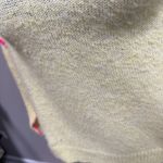 Sundry Anthropologie  wool blend yellow knit sweater exposes pink stitching sz 0 Photo 2