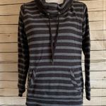 Made for life  Black & Gray Cowl Neck Sweatshirt Photo 0