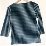 The North Face Teal Striped Top Size Small Photo 5