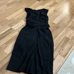 Christian Dior NWT Dior Black Ruched Midi Dress Photo 10