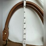 Coldwater Creek Brown Leather Hobo Shoulder Bag Satchel Purse Suede Y2K Boho Photo 13