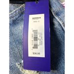 Apt. 9  Womens Denim Shorts‎ Size 12 Light Wash Distressed Studded Belt Photo 5