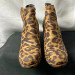 Rampage  WO SIZE 8  ANIMAL PRINT WEDGE HEEL ANKLE BOOT SIDE ZIPPER CLEAN Photo 6