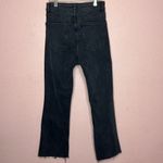 ZARA CROPPED FLARE HIGH-WAIST JEANS- BLACK. SIZE 4 Photo 6
