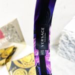 Versace Authentic NWOT Purple Orchid Twilly 100% Silk Headband / Head Scarf Photo 7
