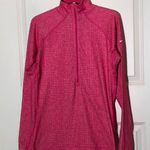 Nike  Pro Dri Fit Pink Quarter Zip Pullover Large Photo 0