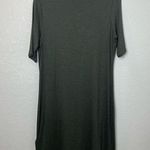 Artisan NY Women's Heathered Olive Green Short Sleeve Short Dress Size M Photo 5