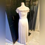 DRESSYSTAR Women's Off Shoulder/Lace Top & Sheer to Floor Cocktail Dress/Size:SM Photo 5