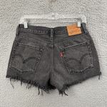 Levi's 501 Distressed Shorts Cut Off Button Fly High Rise Festival Women 26 Photo 1