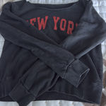 Brandy Melville Sweatshirt New York Cropped John Galt Photo 0
