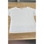 Liz Claiborne Liz‎ Claiborne White Women's Round Neck Blouse - Size Medium Photo 8