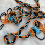 Native American Statement Beaded Necklace Tassle Women’s Multicolor Seed Beads Orange Photo 8