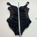 MiracleSuit  Temptress One Piece Petal Pusher Womens Size 8 Black Swimsuit Summer Photo 9