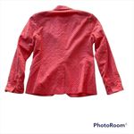 Talbots Blazer Jacket Pink Watermelon Salmon Pink Orange Size 2 Workwear Photo 8