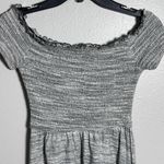 Hollister Women Gray Smocked off shoulder Dress size Small Photo 2