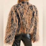 Free People We The Free Ombre All Night Faux Fur Jacket Photo 1