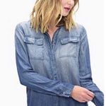 Splendid  Wilder Tencel Indigo Shirt Size M Photo 0