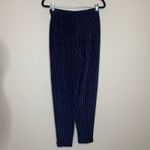 Silk Liz Claiborne Blue Pinstripe Suit Pants Blazer Sz 6 Photo 8