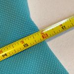 Bisou Bisou Teal Blue Square Neck Sheath Dress Gold Ring Detail Bodycon Sz 14 # Photo 9