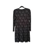 J. Jill‎ Wearever Collection Small Jersey Knit Comfort Black White Mid Dress Photo 1