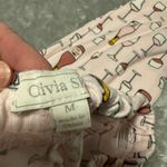 Olivia Sky  Pink and White Puzzle Pajama Set Photo 3