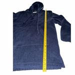 ONIA  (Deep Navy) Towel Terry Poncho Pullover Hoodie Size  S Photo 3