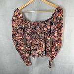 A.L.C. Chandler Floral Spring or Summer Poplin Top Size 4 Blouse Photo 2