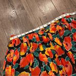 Vintage Women's Maxi Skirt Vibrant Floral Size L Boho Lagenlook Beachy 90's Y2K Black Size L Photo 7