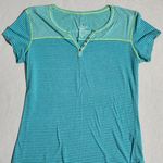 Kuhl Teal and Green Buttoned Top Photo 0