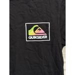 Quiksilver Quicksilver Black/Multi Crew Neck Short Sleeve‎ Logo Graphic T-Shirt Size Small Photo 1