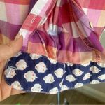 Isabella Sinclair Hibiscus Tea Plaid Button Up Blouse In Cotton Blend Size Small Pink Photo 6