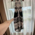 INC International Concepts Printed Maxi Dress Small Halter Boho Artsy Flowy Photo 9