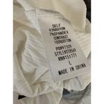 One Piece Les Lis Women's Ruffled Ribbed Bodysuit Size Large Creamy White NWT Photo 7