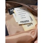 Arianna Black Mesh Floral Overlay Vintage Maxi Skirt size 8 Brown Photo 7