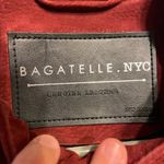 Bagatelle  NYC Genuine Leather Jacket Red size Medium Photo 4