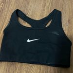 Nike Black Medium Support Non Padded Swoosh 2.0 Sports Bra Size XS Photo 1