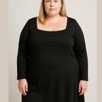 Ultra Flirt Women's Black Long Sleeve Dress Size 3X Photo 0