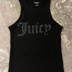 Juicy Couture Rhinestoned Black Top Photo 0