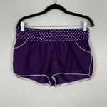 Xhilaration Y2K‎ Micro Mini Shorts  Purple Polka Dot Athletic Large Activewear Photo 0